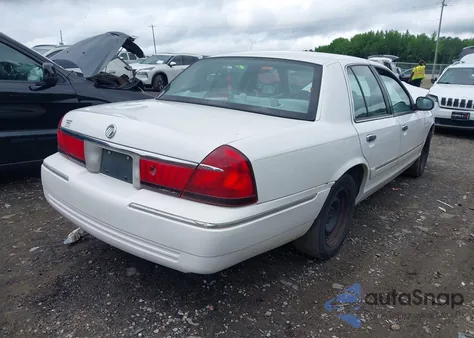 2000 Mercury Grand Marquis Gs z USA, uszkodzony, nr VIN 2MEFM74W0YX670777